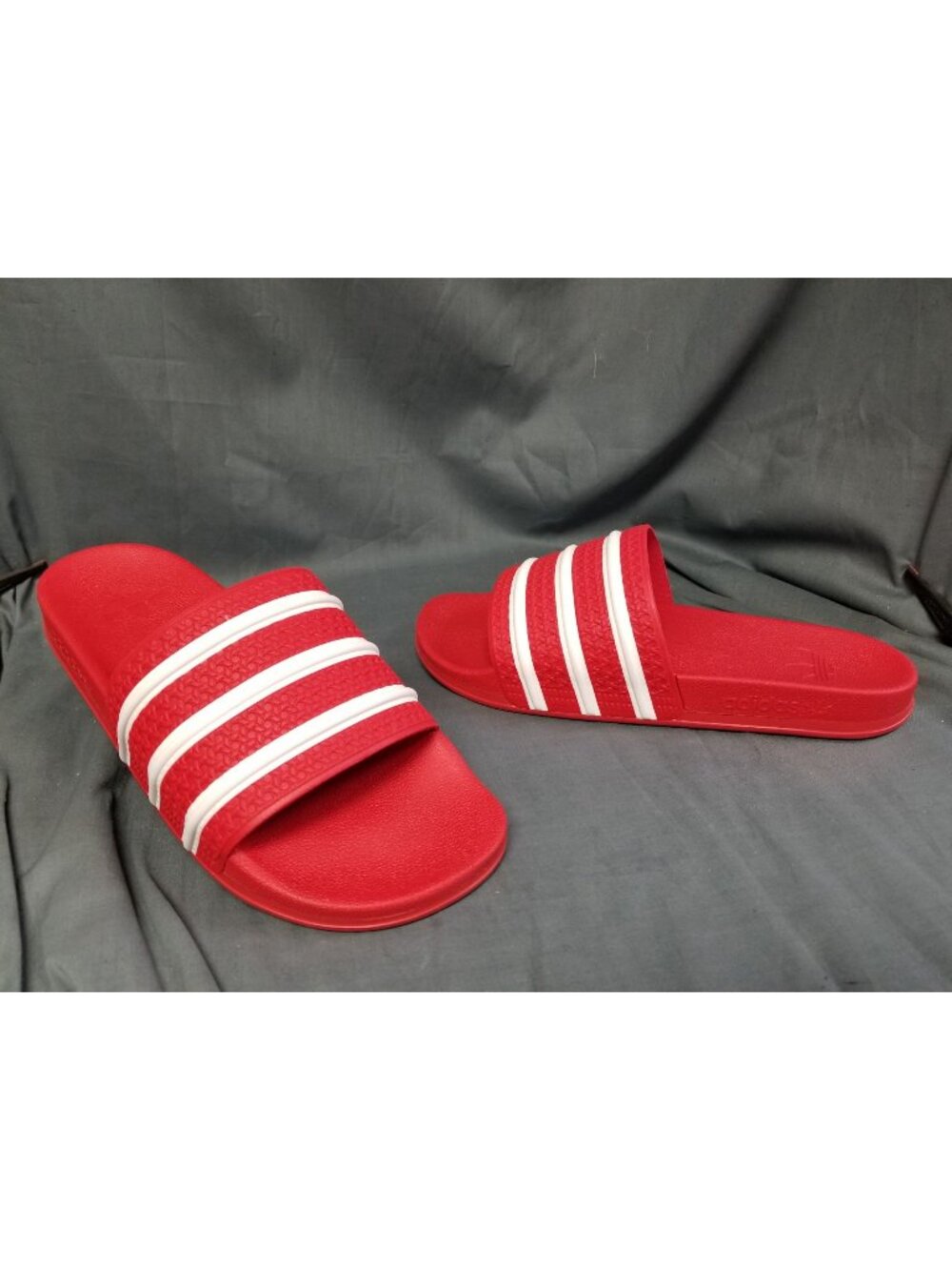 Adidas Adilette OG CF Slides Red/White KJ6911 Men's Size 9 NEW w/TAGS NO BOX!